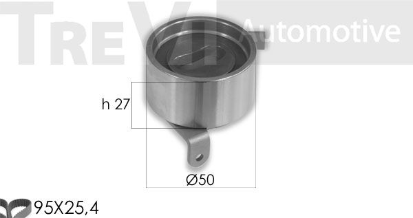 TREVI AUTOMOTIVE paskirstymo diržo komplektas KD1359